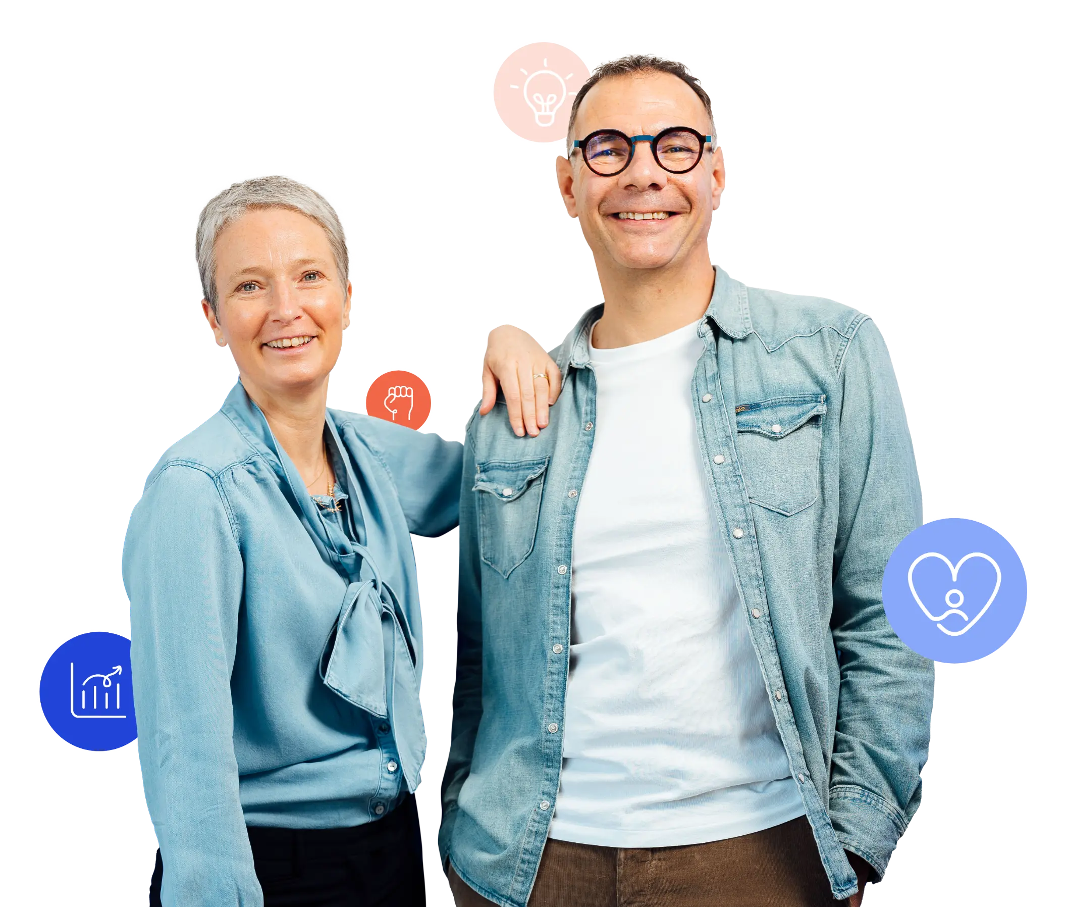 Claire et Vincent Guyard, formateurs EXO NOVA dans le secteur social